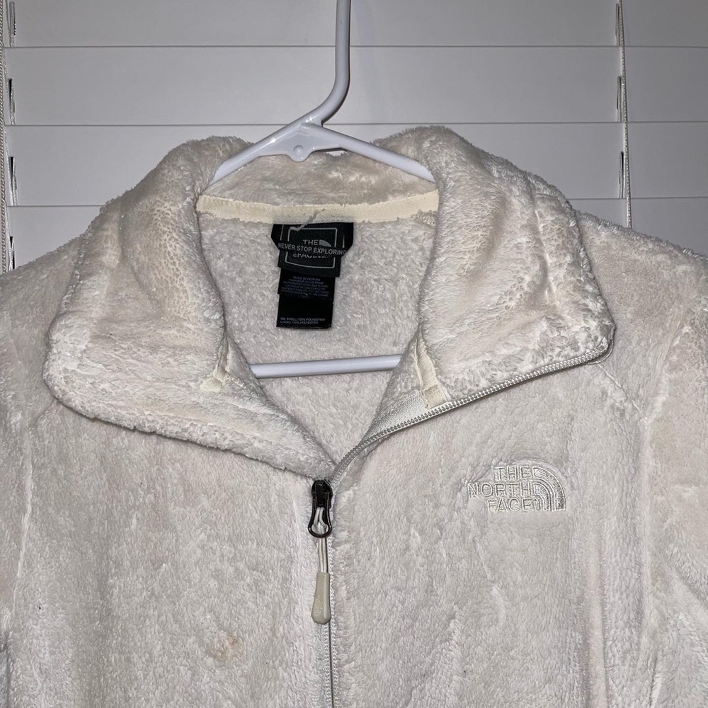 The North Face Womens Cream/Ivory Full Zip Osito Jacket